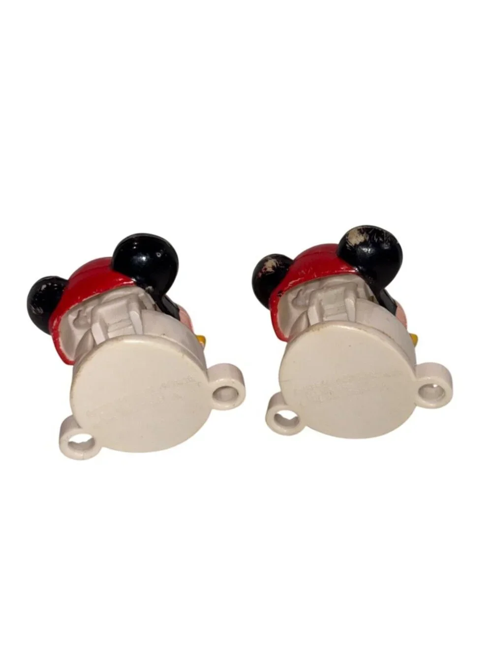 Vintage Retro Core 1988 Disney Mickey Mouse Bow Biter Shoelace Clips